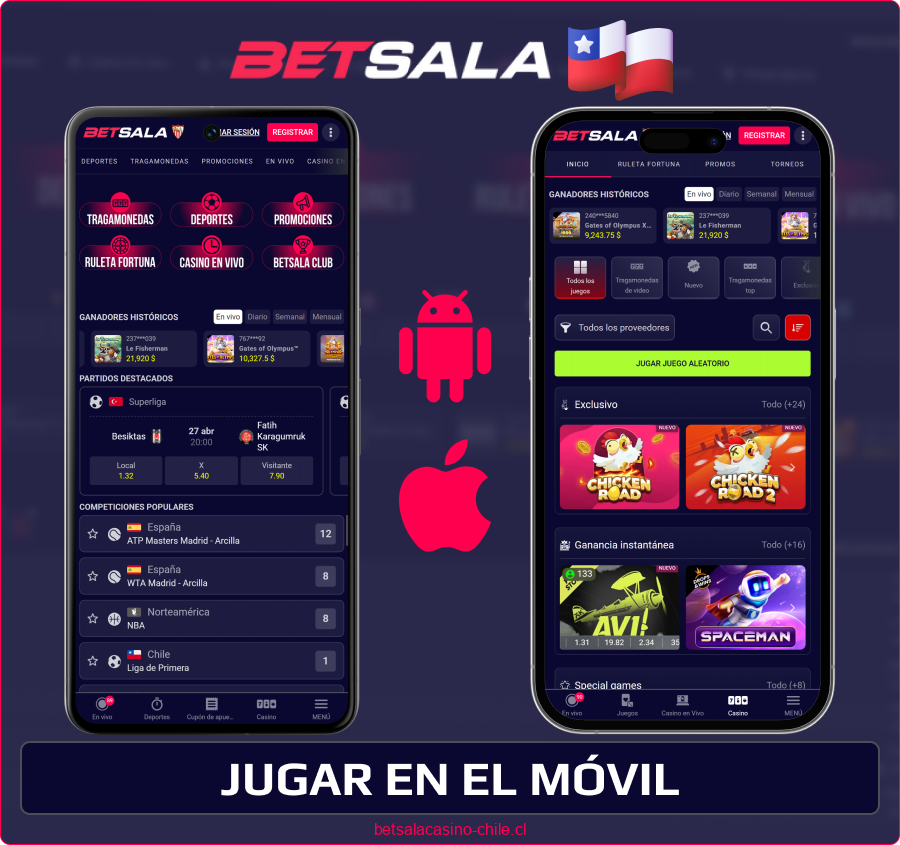 Descarga la aplicación Betsala Chile